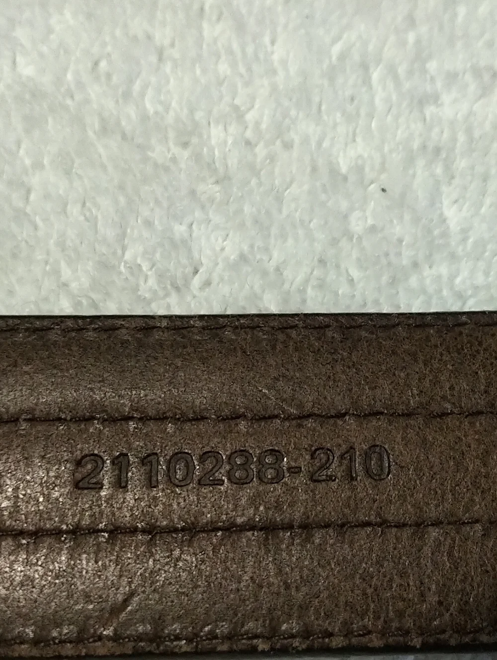Polo Ralph Lauren Brown Genuine Leather Men's Belt with Brass Buckle - Size 36
